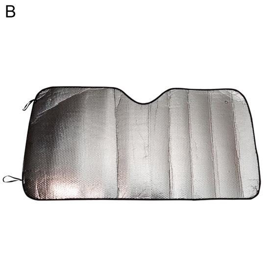 Солнцезащитный козырек на лобовое стекло автомобиля, утолщенный, двухсторонний, с защитой от ультрафиолета, складной, солнцезащитный козырек на переднее окно, козырек, автомобильные аксессуары