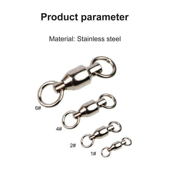 Спортивные аксессуары MUQZI, металлические поворотные кольца для рыбалки, удобный инструмент, полезный инструмент