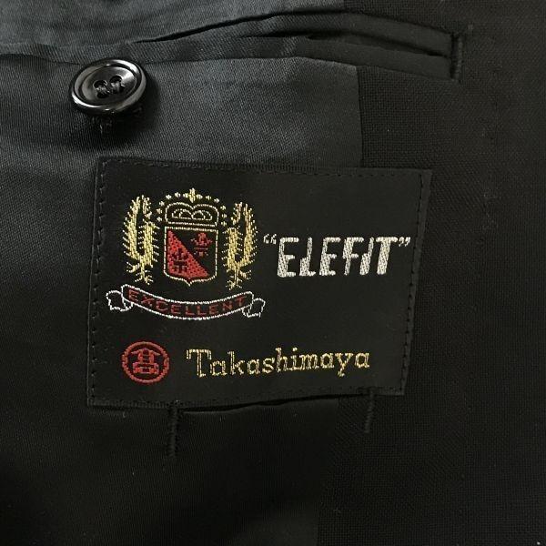 Винтажный пиджак Takashimaya 80-х годов, Япония, на заказ, полуподкладка, мужской I AB2 B096, черное пальто, куртка, джемпер(ИСПОЛЬЗОВАЛ)
