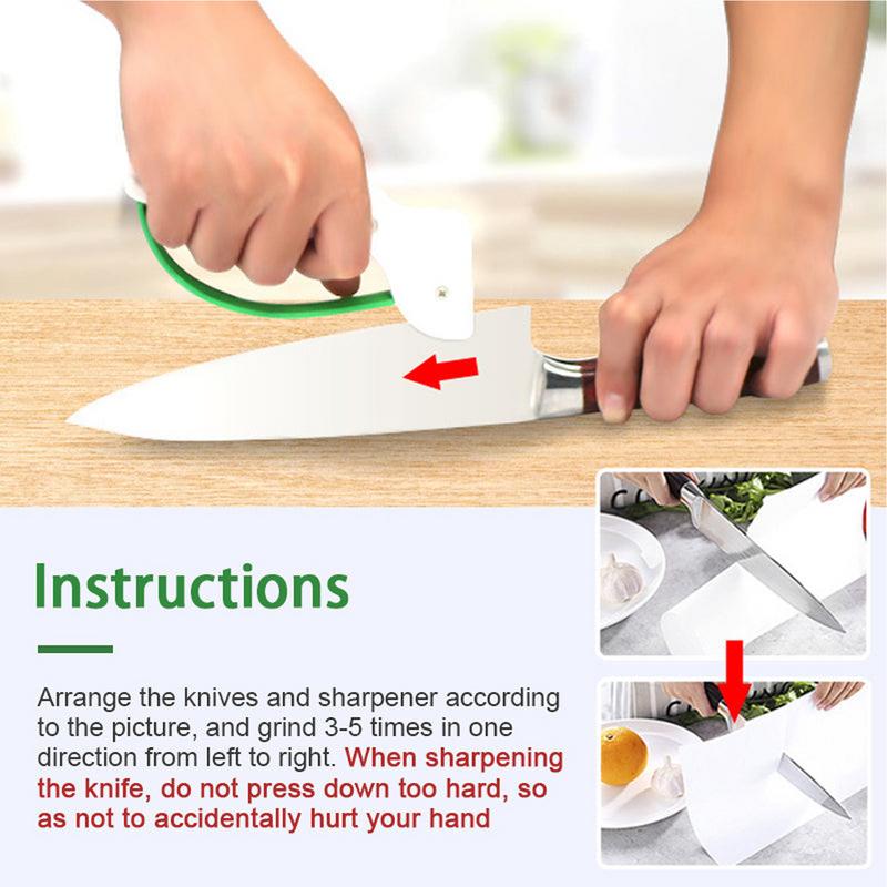 Бытовая карманная точилка для ножей Ручная профессиональная точилка для ножей Ручная точилка для газонокосилки Кухонные садовые инструменты
