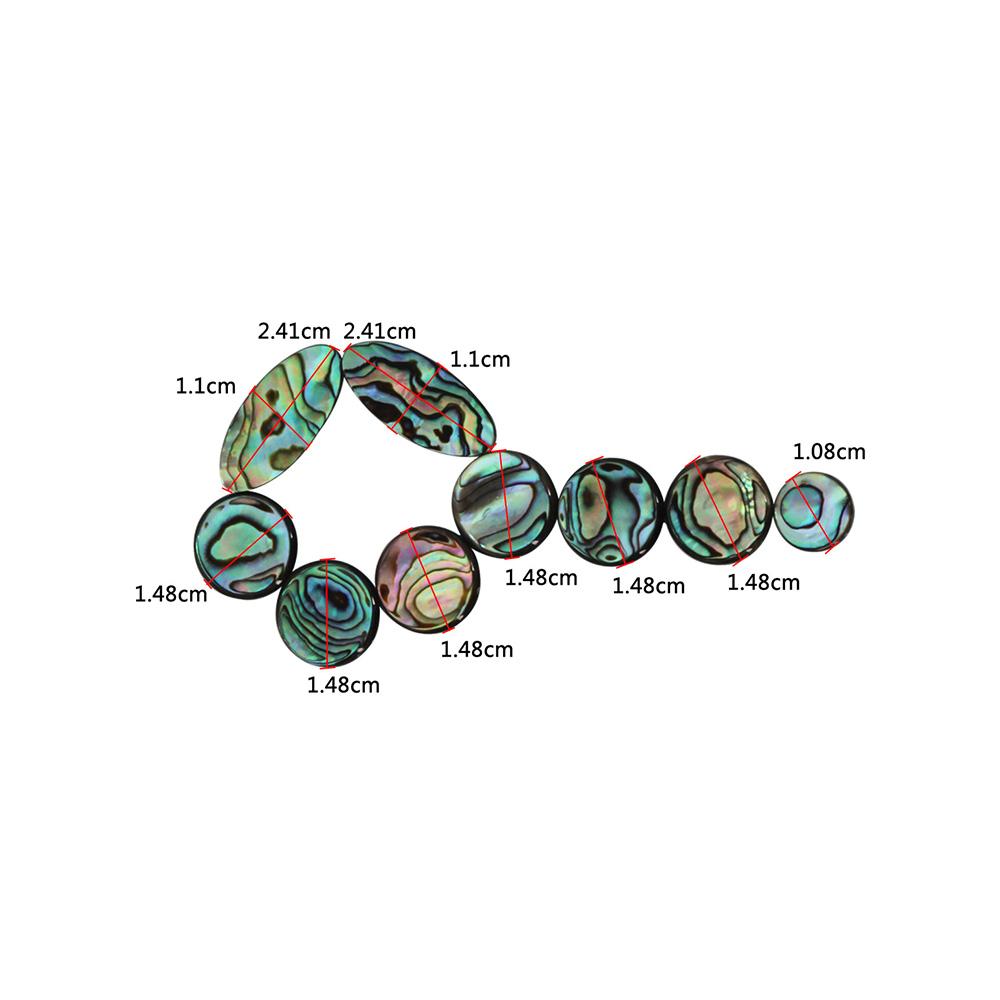 9pcs White Mother of Pearl Key Button Inlays for Celsius AltoCelsius Soprano Sax Saxophone