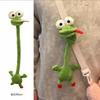 Long Neck Evil Sausage Dog & Chihuahua Plush Keychain Pendant Cute Stuffed Animal Doll for Machine Gift