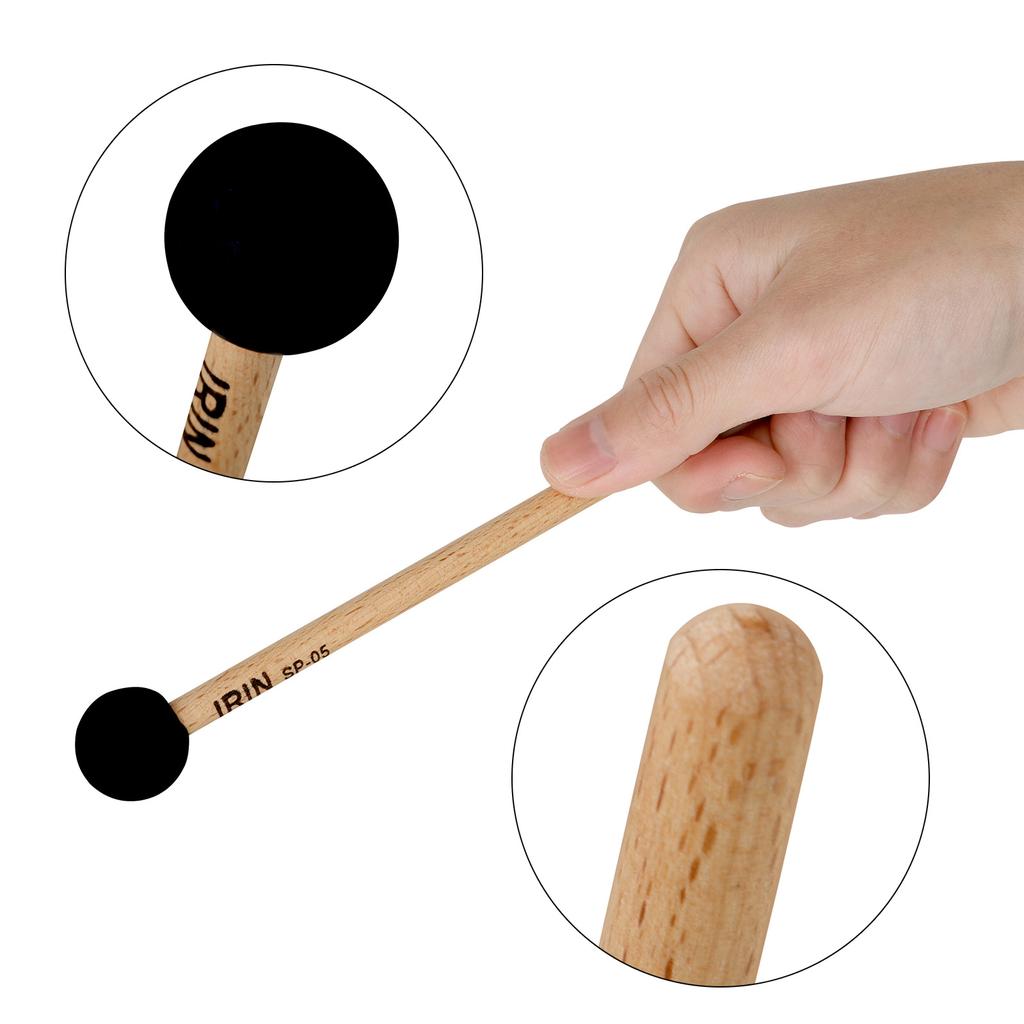 Drum Mallet Hammer with Double Head Drum Stick Percussion Mallets for Drum Musical Instrument Drum Performance Accessory