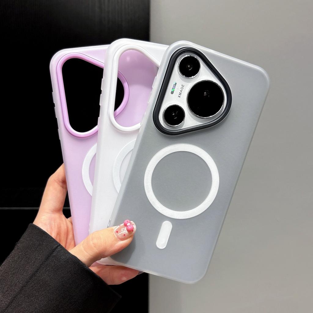 For Magsafe Magnetic Jelly Candy Clear Case For Huawei Pura80 P70 Ultra P60 Mate 70 60 50 Pro Wireless Charge Shockproof Cover