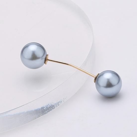 Clothes Brooch Classic Simple Graceful Fine Workmanship Fixed Clothes Simulation Pearl Pin for Dating