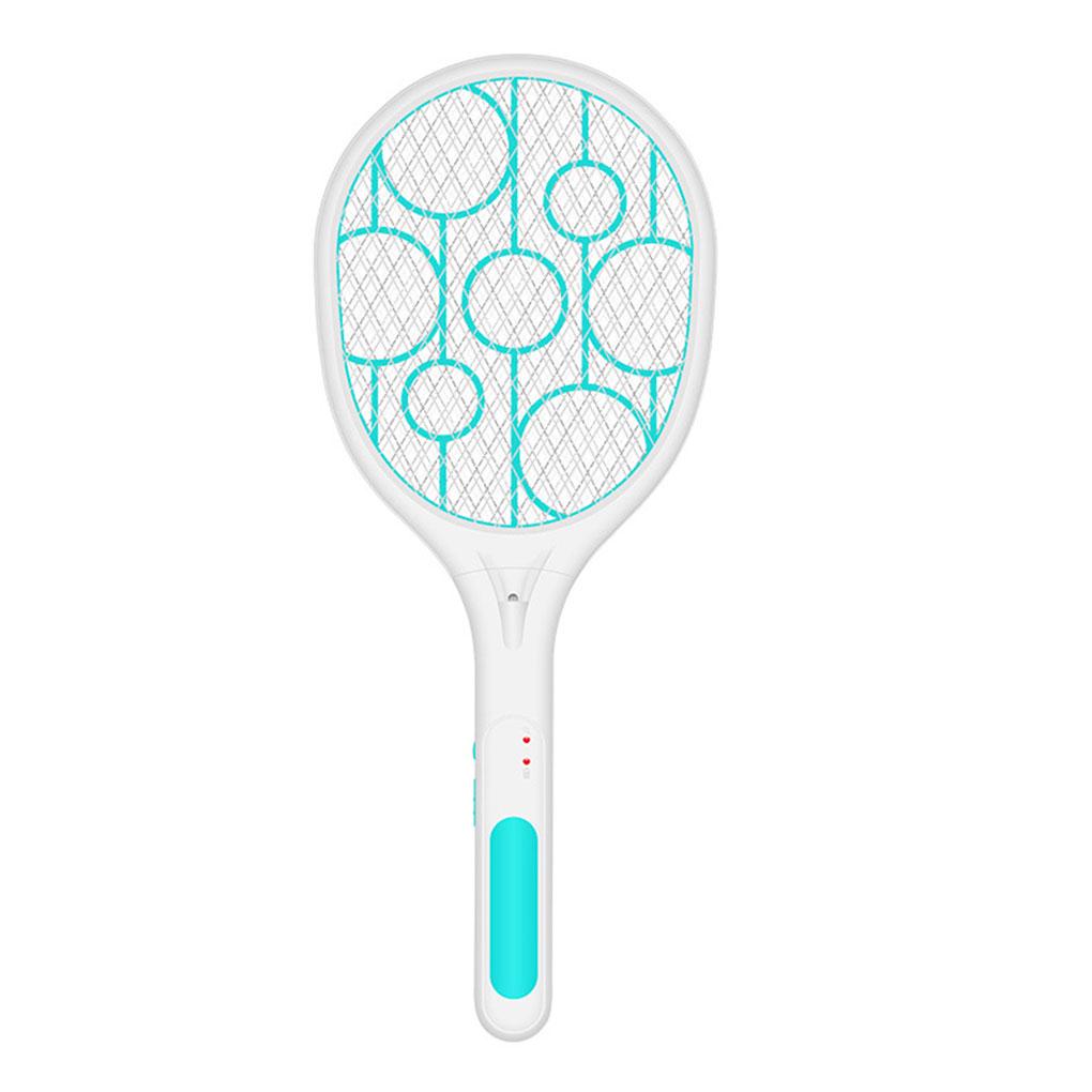 USB Rechargeable Electric Fly Pat Household Insect Racket Killer Swatter Bug Mosquito Handheld Racket