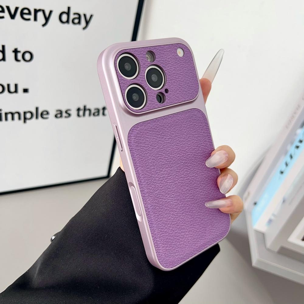 Оригинальный матовый чехол для телефона из ПУ-кожи для iPhone 17 Air 16 15 14 13 Pro Max, нескользящий, ударопрочный, мягкий, оранжевый бампер