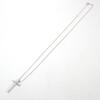 [Pre-owned] VENDOME K18WG Diamond Cross Pendant / J36-9
