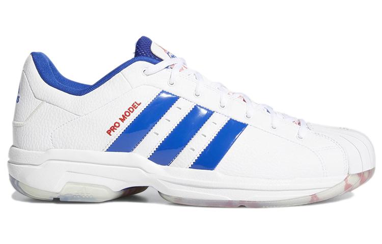 adidas Pro Model 2G Low 'Белый Королевский Синий' FZ1393