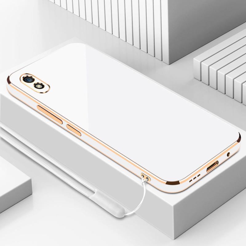 Для Redmi 9A спортивный чехол роскошный квадратный чехол для телефона Redmi 9A 9AT 9i противоударный силиконовый чехол-накладка Fundas