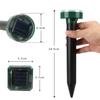 Snake Bird Mosquito Mouse Solar Power Ultrasonic Pest Repelling Pest Repeller Mole Repellent Outdoor Garden