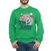 Tom and Jerry Mens Christmas Greetings Sweatshirt