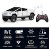 1:24 Rc Cybertruck Pickup 4wd Off-Road Remote Control Car 27mhz High-Speed Dual Motor Truck With Led Lights Gift For Boys Kids