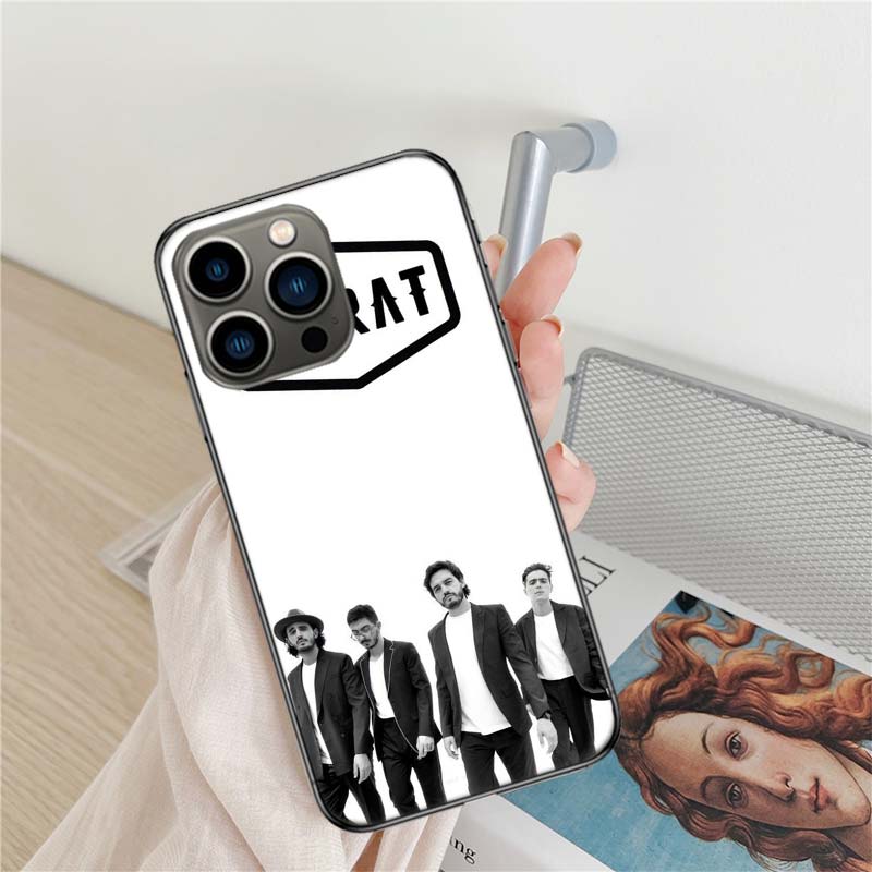 Чехол для телефона M-Morat Band Для iPhone 17 Air 16 15 Pro Max 14 Plus 16E Coque 13 Pro 12 Mini 11 Прозрачный чехол Силиконовый Милый Чехол Мягкий