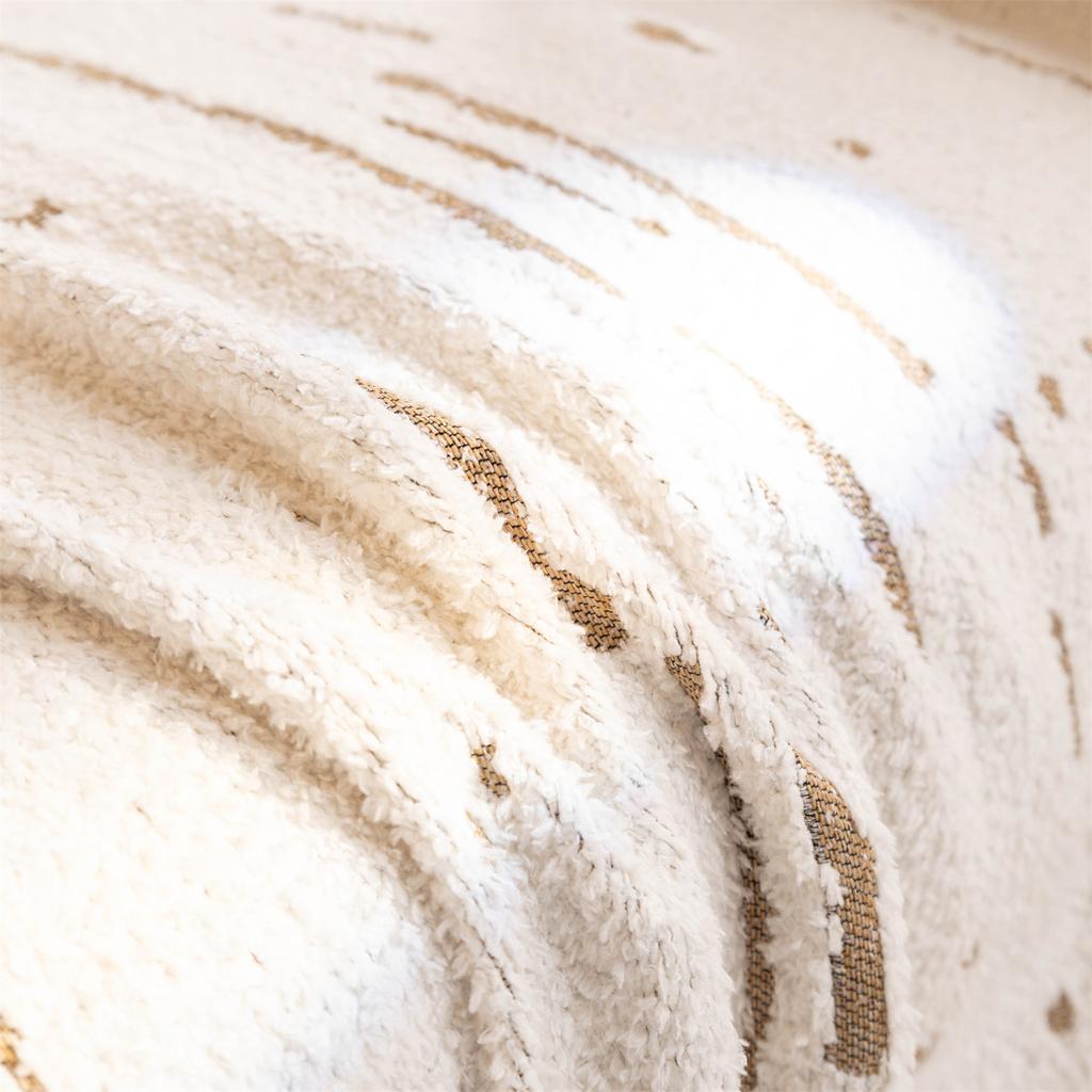 Плотное полотенце из микрофибры с кисточками, геометрический жаккард для гостиной, дивана, большое одеяло, полотенце для отдыха