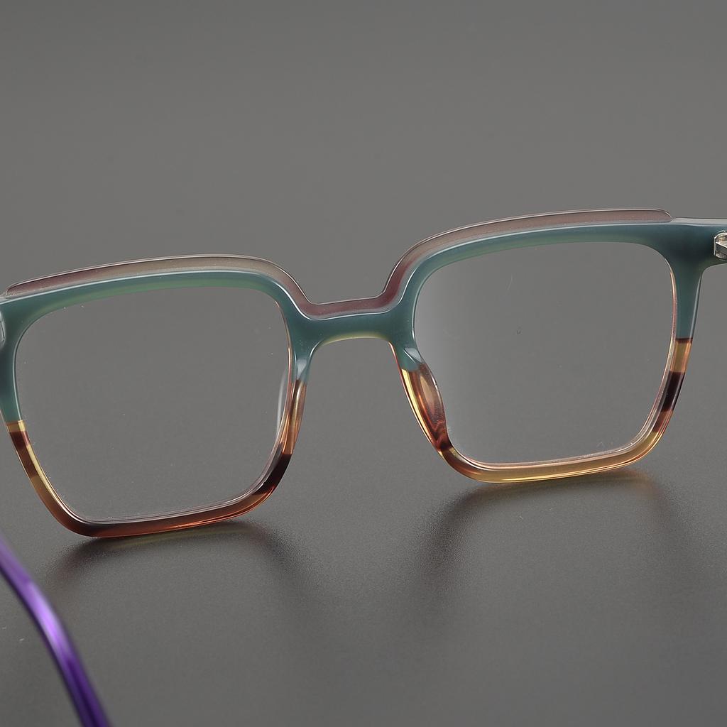 2024 New Fashion Eyeglass Frames For Men And Women Acetate Square Luxury Brand Designer Ultra Light Optical Prescription Frames