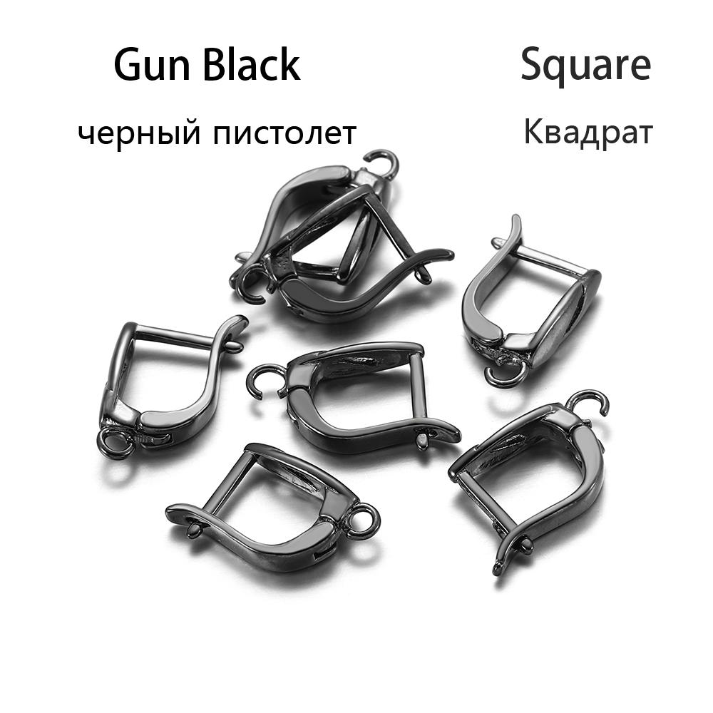 6-12 шт./лот, французские крючки для сережек золотого цвета, рычаг сзади, открытая петля, зажимы для сережек «сделай сам», застежка, аксессуары для изготовления ювелирных изделий