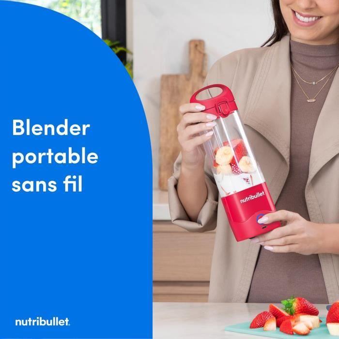 Blender portable - NutriBullet - NBP003MA - 475ml - Sans BPA - Câble USB-C
