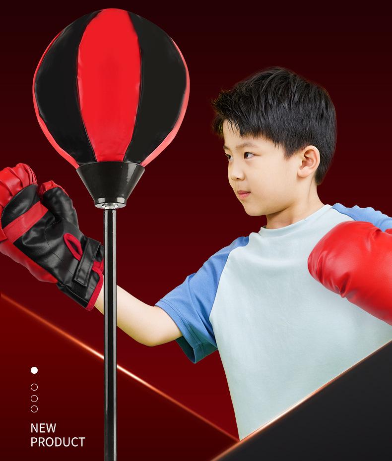 Kids Vertical Punching Ball Boxing Speed Bag Exercise Toy