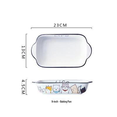 Формы для выпечки Yuyi Angel Nordic Ceramic 9 дюймов