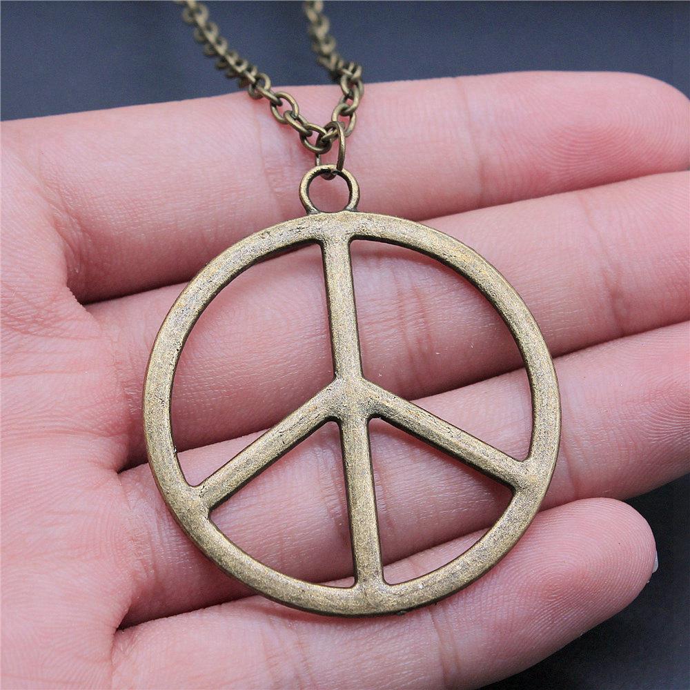 Любовь Сердце Мир 45 см или 70 см Длинная Цепочка Ожерелье Женские Украшения Юбилей Новые Находки и Компоненты