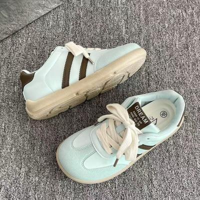 Студенческие кроссовки для кампуса, цветовая гамма, белые кроссовки, лето, новые, универсальные, повседневные кроссовки, легкие кроссовки на толстой подошве