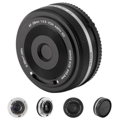 Viltrox 28 мм Блинчик-объектив для Sony 28 мм FE Размер матрицы Полнокадровый объектив Автофокус Объектив для камеры Фикс Широкоугольный объектив Байонет Sony E a7cr a7cii a7c a6700