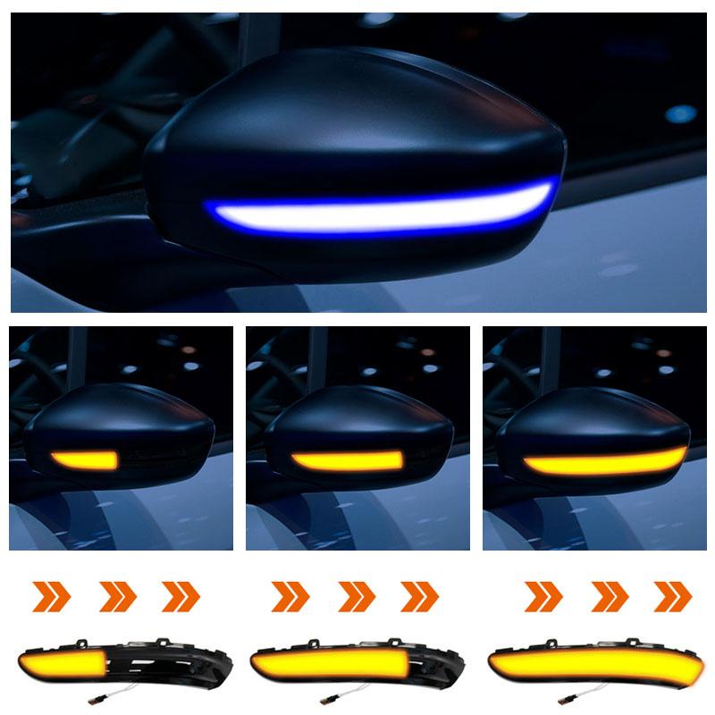 Dynamic Turn Signal Blinker Side Mirror Indicator Light Lamp for Peugeot 208 2008 12’-22 Citroen C3 MK3 C4 Cactus Opel Corsa F