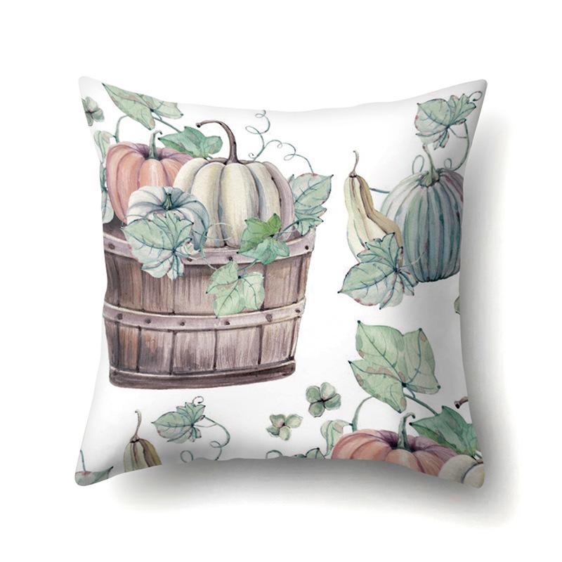 Наволочка на День благодарения Благословение Кленовый лист Тыква Наволочка на диванную подушку Офис Дом Гостиная Наволочка
