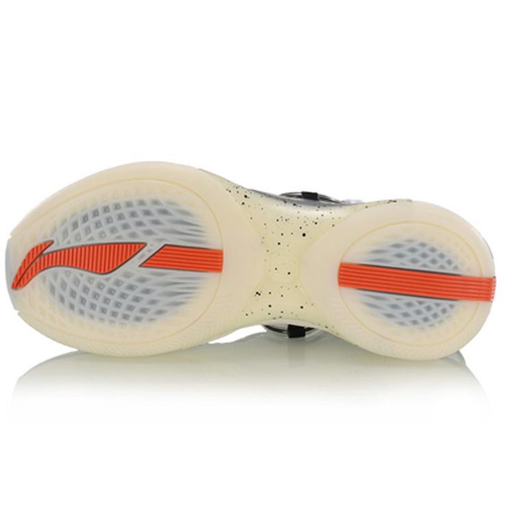 Li Ning Speed 6 Oreo Нескользящие Износостойкие Средние Баскетбольные Кроссовки Мужские Черно-Белые ABAP071-3