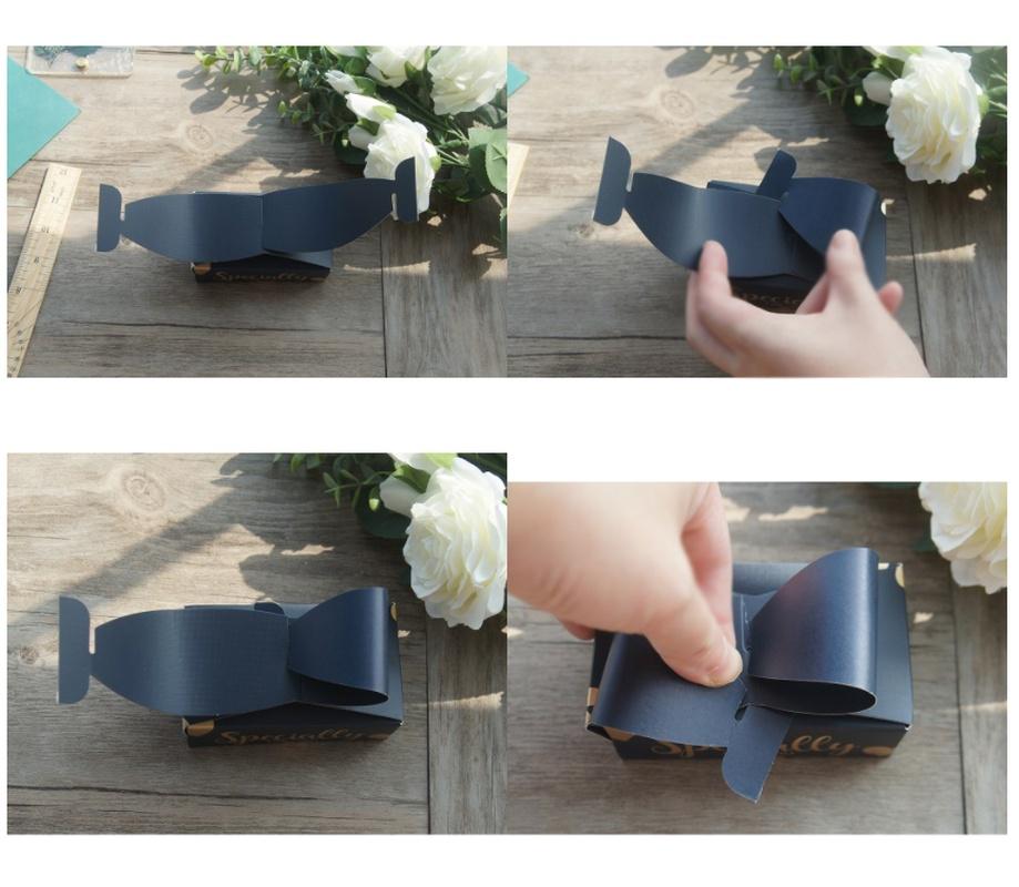 10 шт., бумажная коробка с бантом в виде мыла, печенья, конфет, маленькая подарочная упаковка, рождественские свадебные сувениры, подарки, Декора