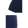 Вязаная шапка с волнистым узором - Унисекс мешковатая crochet шапка, Зимняя теплая шапка-бини с ребристой манжетой для мужчин и женщин