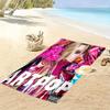 LADY GAGA Print Beach Towel, Large Soft Quick Dry Towel for Beach Camping Swimming