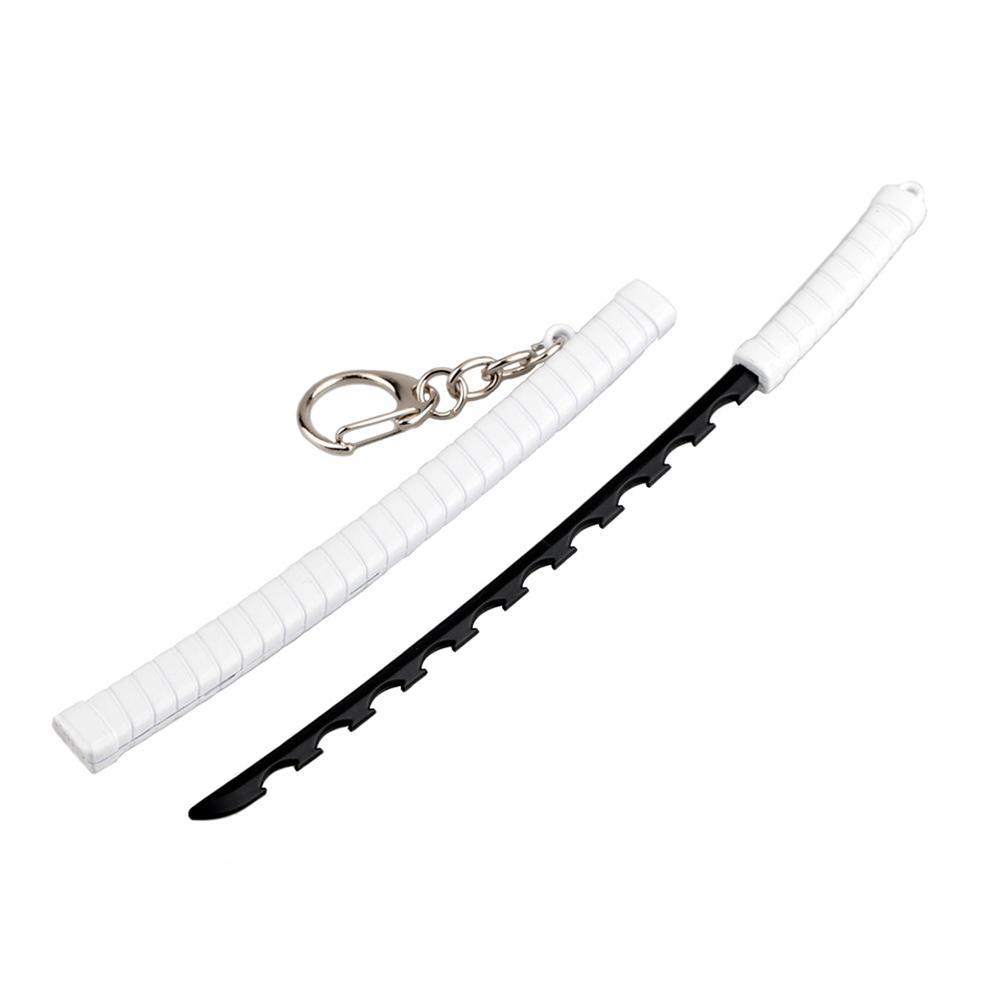 Japanese Anime Sword Keychain Mini Katana Keychains Anime Key Chain Cosplay Pendant Gift