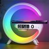Multifunction Wireless Charger Pad Stand Speaker TF RGB Night Light 15W Fast Charging Station for iPhone Samsung Xiaomi