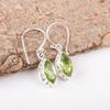 Peridot Earrings Gemstone Jewelry, 925 Solid Sterling Silver Earrings, Handmade Jewelry Birthstone Earrings, Gift For Him