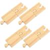 8 Pcs Train Track Accessories Wooden for Trains Toys Model Playset Tracks Railway Playthings DIY 3 Year Old