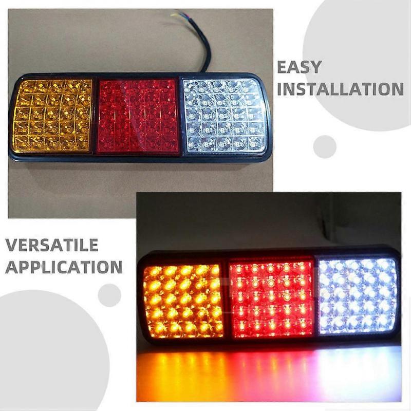 Truck Tail Light Bar with Turn Signal Brake Reverse Features