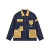 Повседневная куртка свободного кроя Color Block, мужские куртки Deep-Navy AFDT701-1