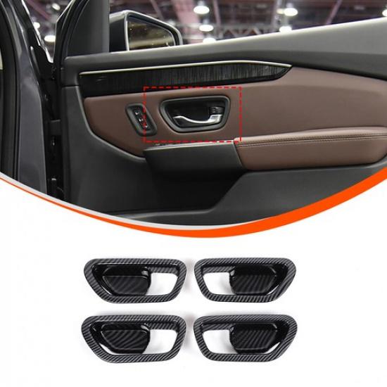 ABS Carbon Fiber Interior Door Bowl Panel Trim Cover For Honda Pilot -2024
