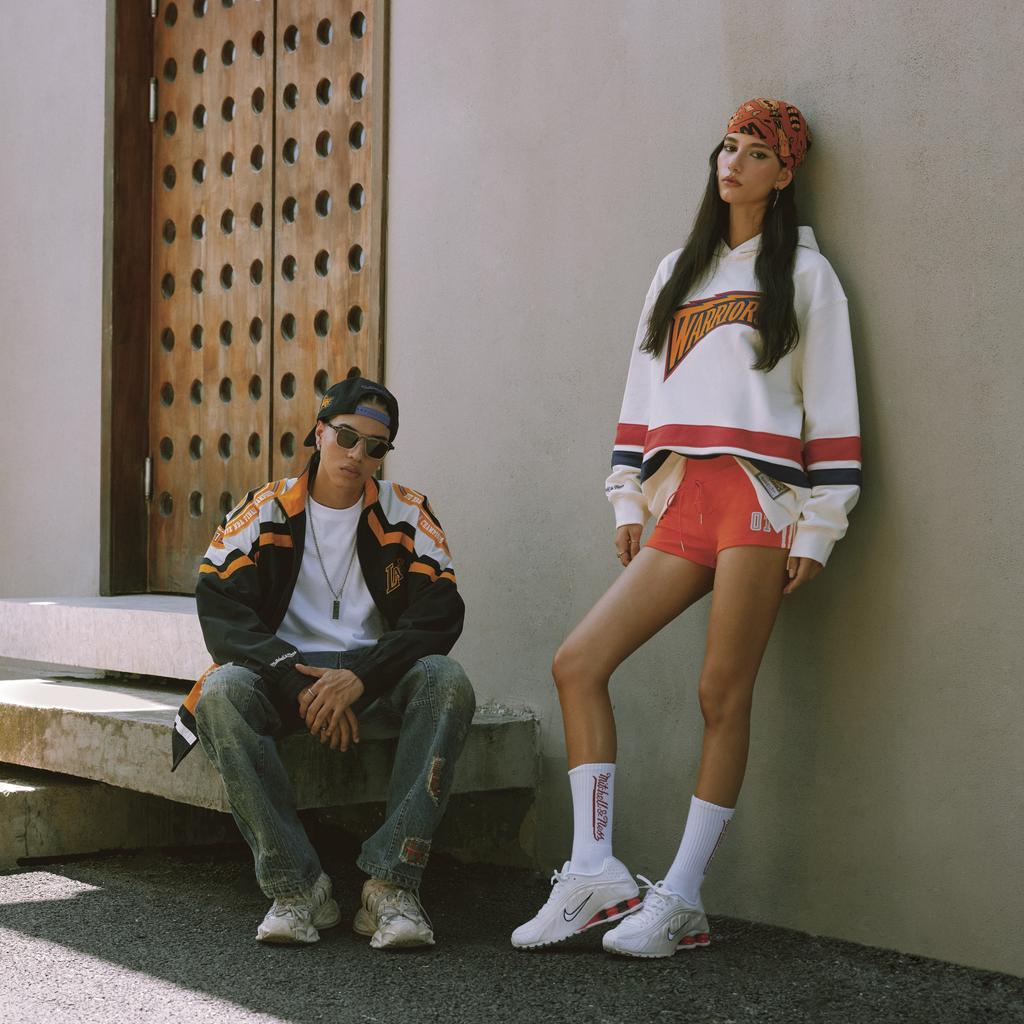 Mitchell Ness x NBA Jacket Unisex JK11200-LALBLCK