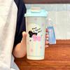 Van Gogh Inspired Insulated Stainless Steel Travel Mug Women Double Drink Cup With Tea Strainer Floral Design Gift