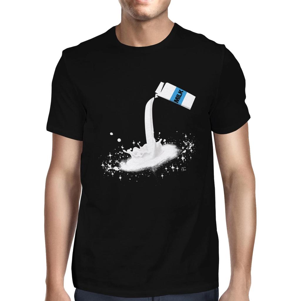 1Tee Mens Spilt Milk From Carton T-Shirt