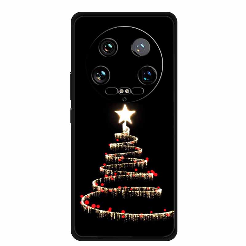 Рождественский чехол для телефона Xiaomi 14 Ultra Pro, чехол из мягкого силикона, роскошная крышка с оленем для Xiaomi 13 Ultra Pro, задние чехлы Coque 14pro