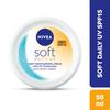 Soft UV Moisturising Cream 50ml With Shea Butter Vitamin E Lightweight Daily Hydration SPF Sun Protection