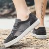 Summer high-end quality design breathable mesh board shoes men's hollow single mesh comfortable trendy shoes casual versatile factory hair