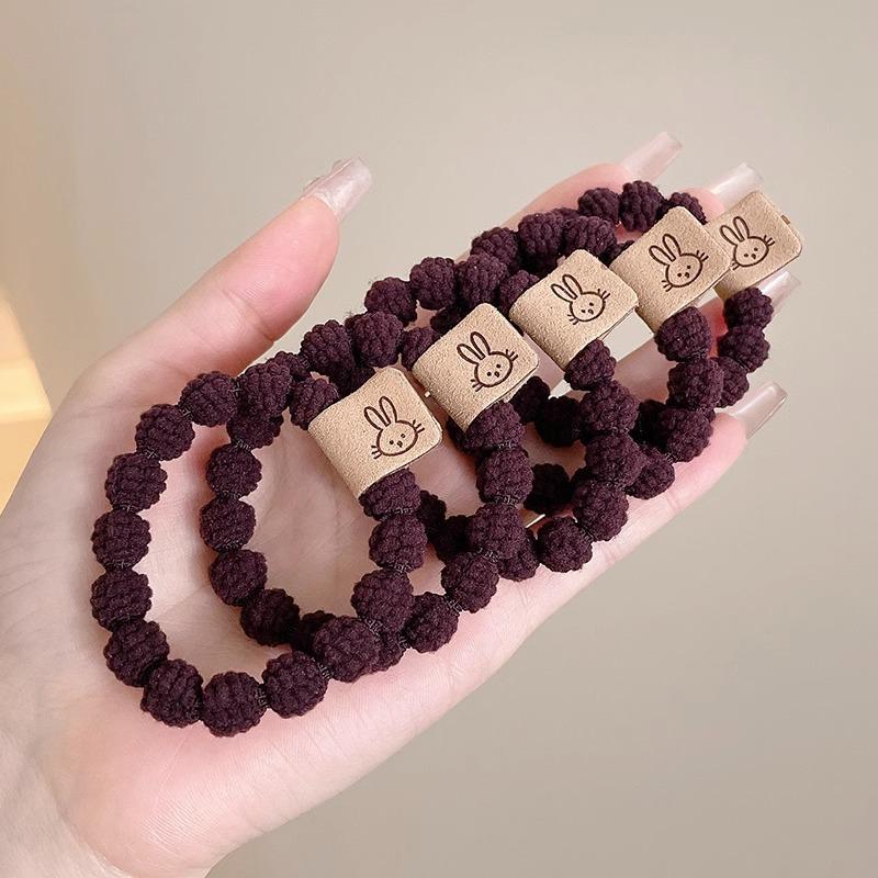 High Elasticity Hair Tie: Versatile Rubber Band Scrunchie for Women & Girls 2025