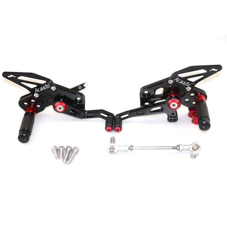Kawasaki Z125/Z125Pro Racing Style Raised Footpegs Assembly