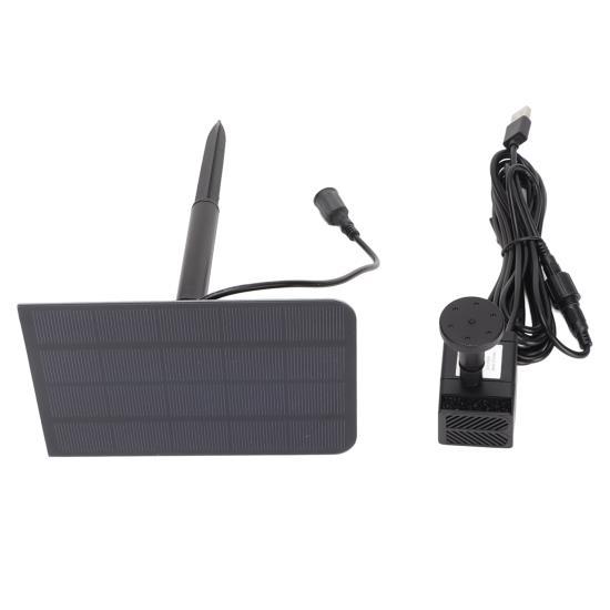 Солнечный фонтанный насос для пруда, солнечный водяной насос 200 л/ч, питание от USB, ландшафтный садовый фонтанный насос