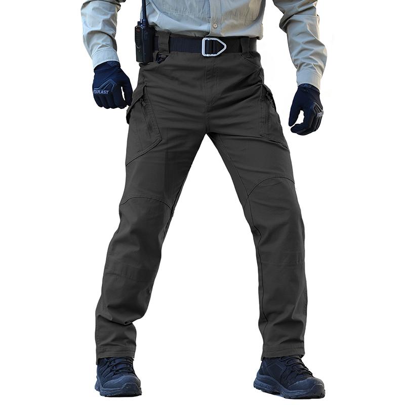 Мужские тактические военные брюки с множеством карманов, эластичные брюки карго, повседневные, 97% хлопок, для активного отдыха, походов, работы